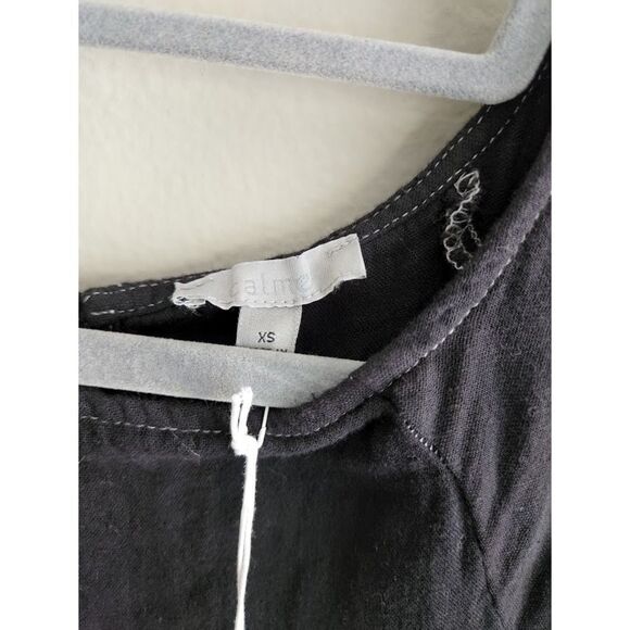 Johnny Was Calme Black Cotton‎ Gauze Raglan Tiered Dress | Size XS - Picture 4 of 6